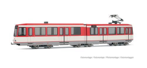 Rivarossi HR2945HM Tram  Duewag M6 (Nürnberg) rot/weiss Ep. IV-V  DCC